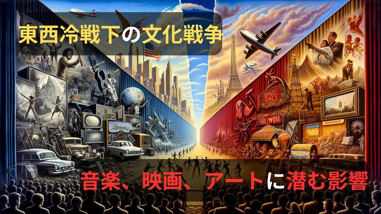 【世界史解説】東西冷戦下の文化戦争：音楽、映画、アートに潜む影響
