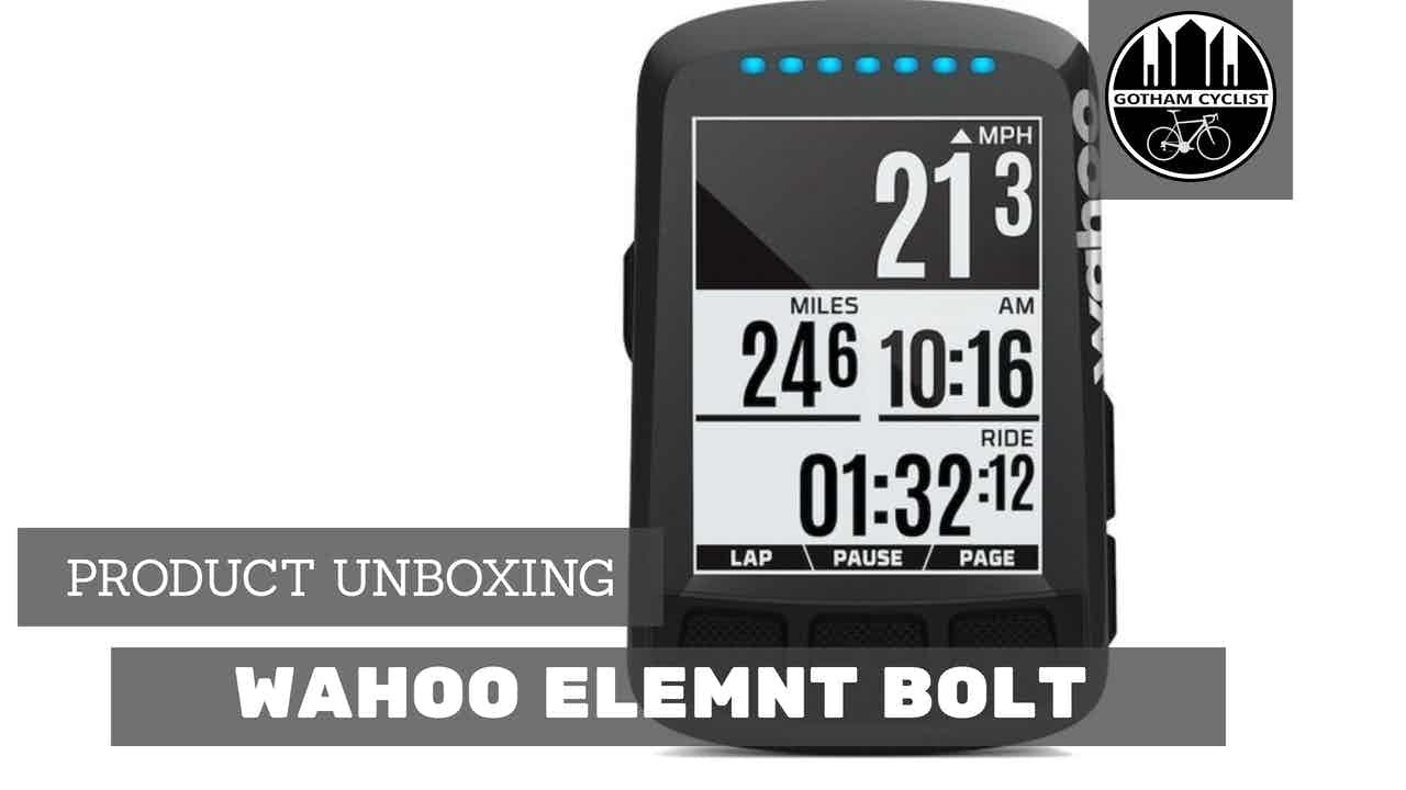 Wahoo Element Bolt Unboxing
