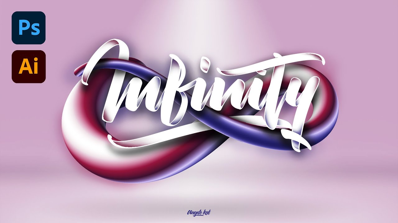 A Simple 3D Text Effect Using Only AI + Photoshop