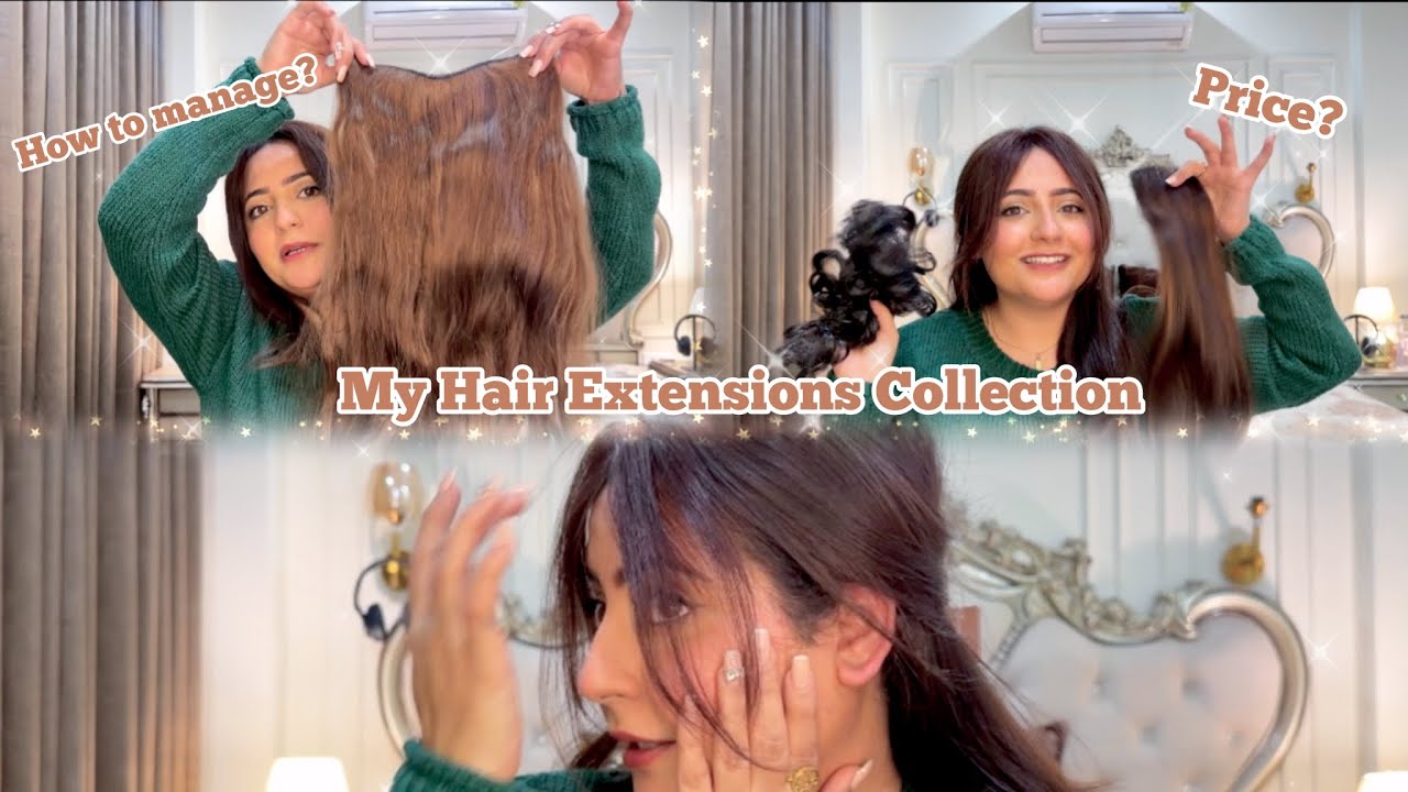 My complete hair extensions collection | Real hair | Jasleen arora | 