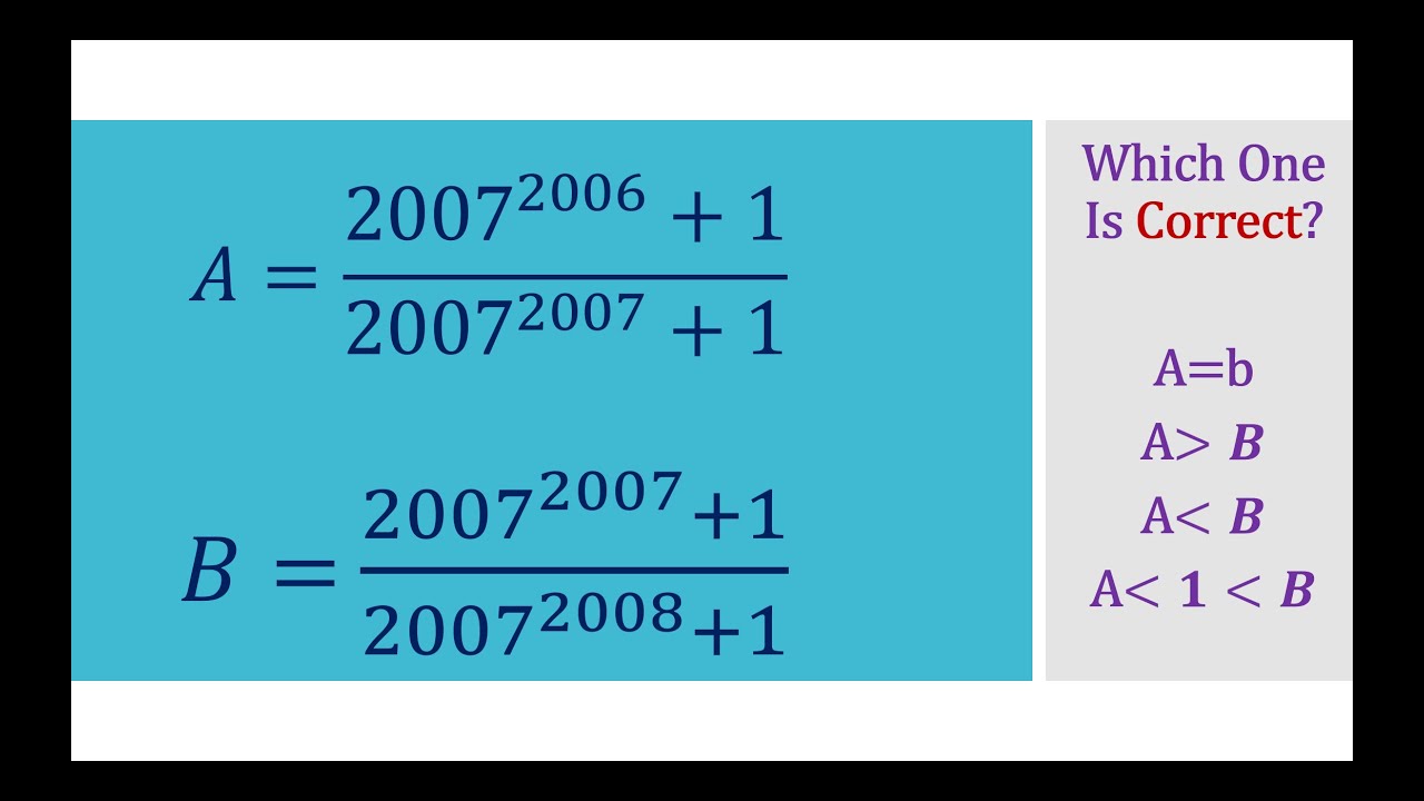 Only Math Geniuses Can Solve This Exponent Puzzle! Give it a shot😎