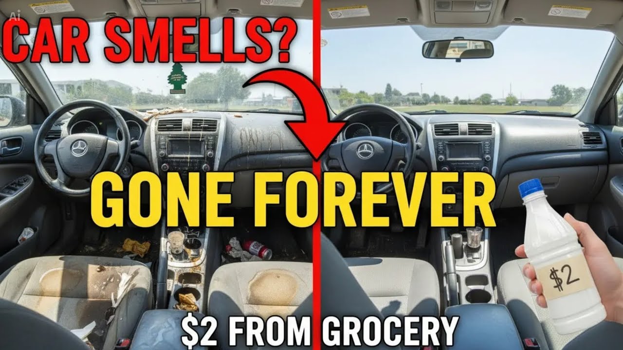 $2 Liquid KILLS All Car Interior Smell FOREVER &mdash; Dealers CHARGE $300 For This 2-Minute Fix