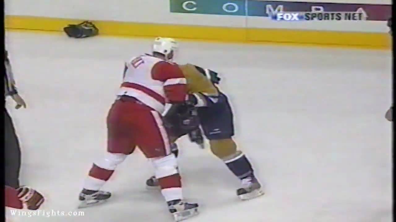 Mathieu Dandenault Vs Jordin Tootoo 10/30/03