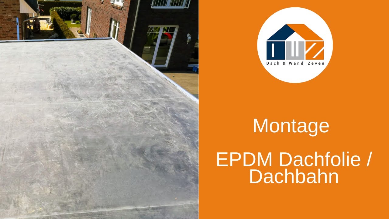 EPDM Dachfolie verlegen – Komplettanleitung mit Gullys & Profilen