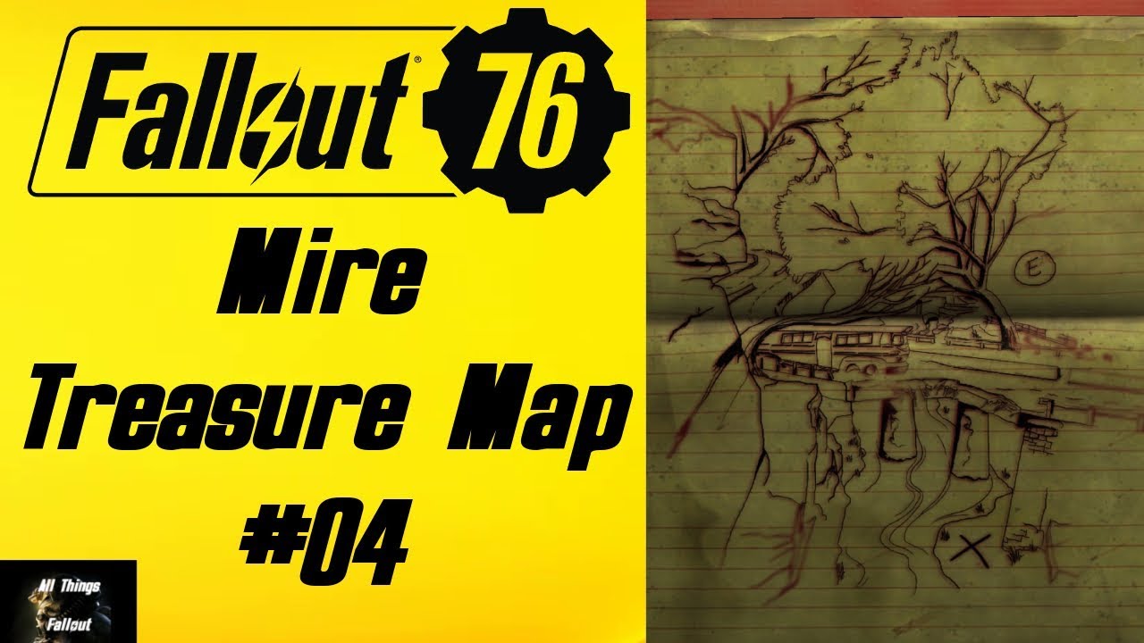 Fallout 76 Mire Treasure Map #04 Location