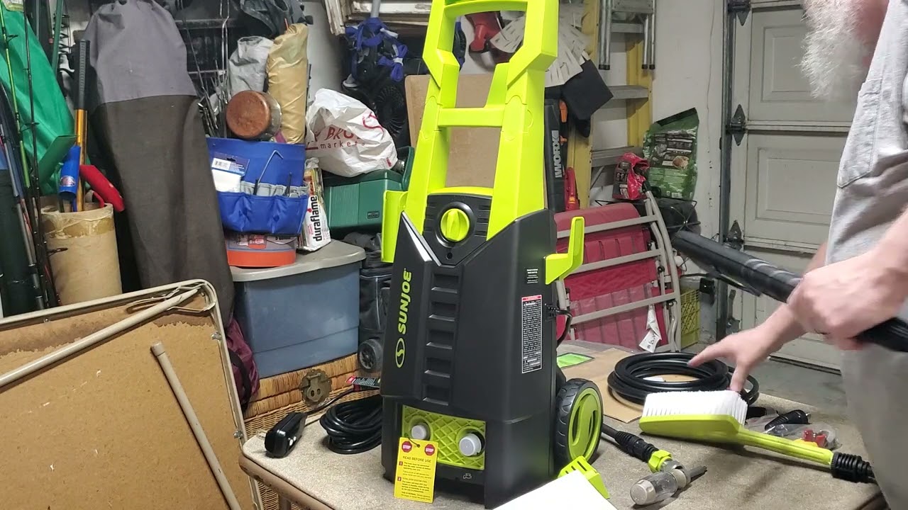 putting it together, sunjoe pressure washer spx2700-max