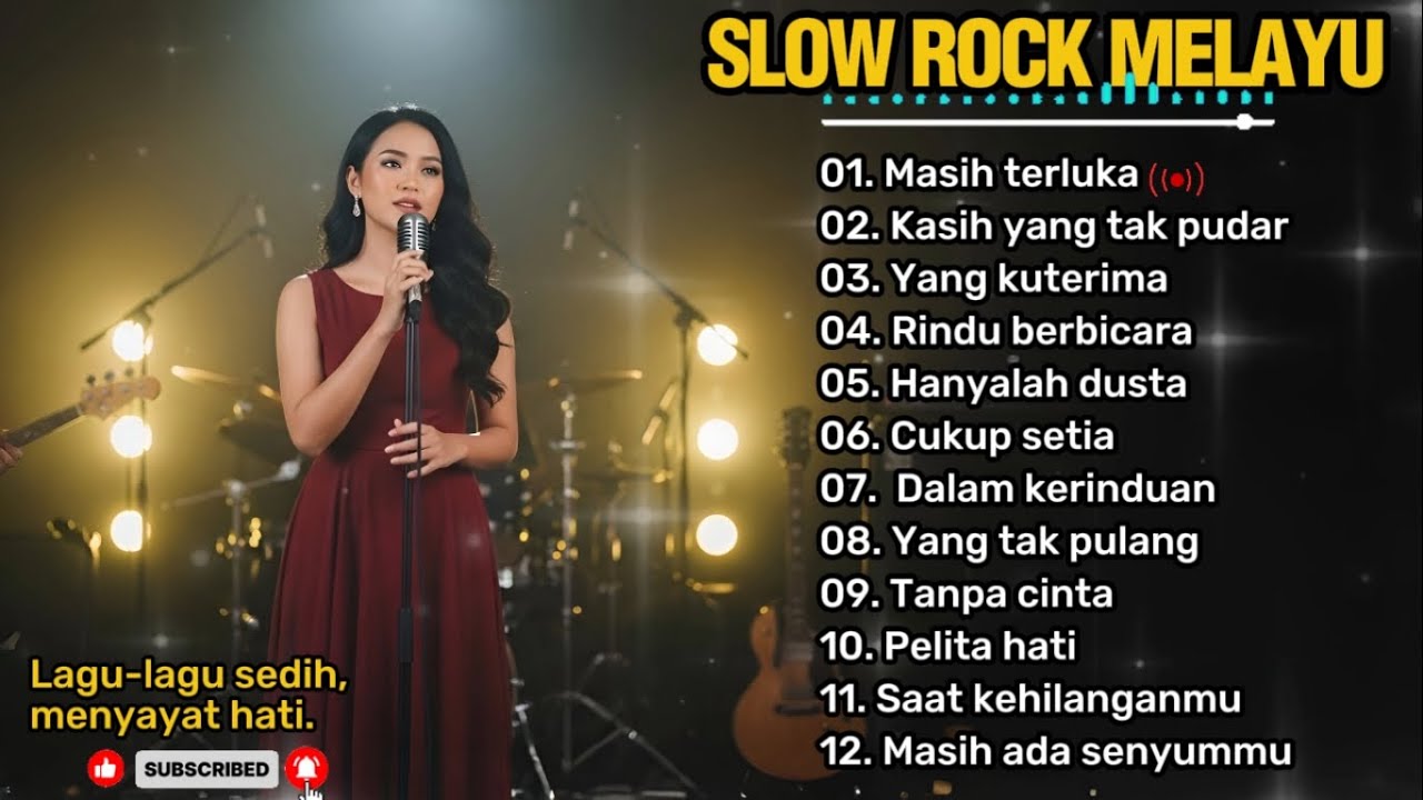 SLOW ROCK MELAYU TERBARU 😭 | Teman saat santai, kerja dan perjalanan 🎶 | Masih terluka 💔