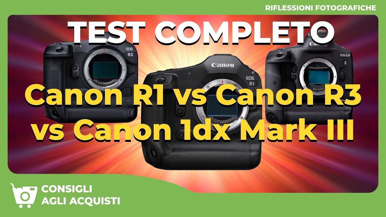 Canon R1 vs R3 vs 1DX Mark III: Qual è la Migliore? Test Completo!