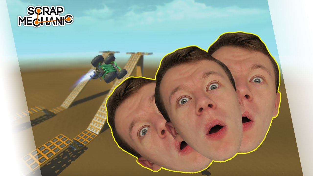 Scrap Mechanic Po Polsku #150 - Skaczemy Z Wielkiej Rampy! /Paveł || Plaga