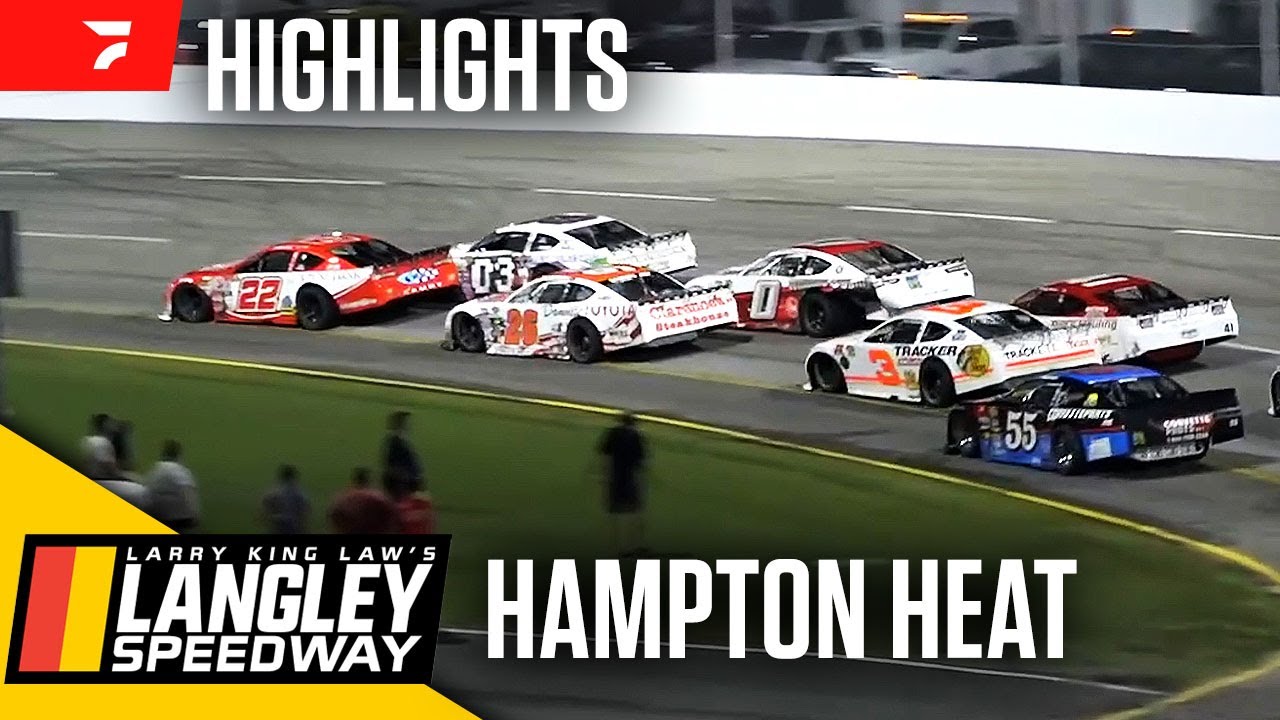 Dale Earnhardt Jr. Battles Late Model Stars | Hampton Heat at Langley Speedway 7/20/24 | Highlights