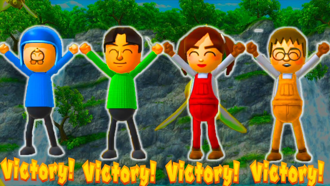 Wii Party U Battle of the Minigames - Bob-omb vs Sophia vs Hyun-woo vs Skip ( Master Difficily )