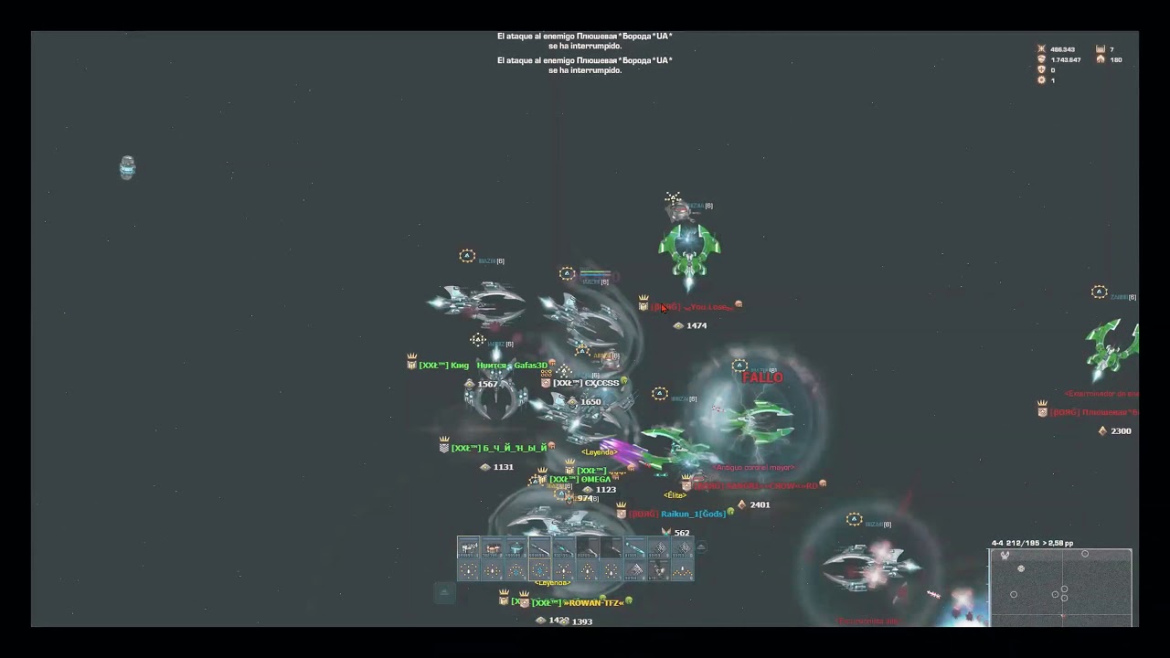 DarkOrbit | Espa&ntilde;a 2020 | [XXŁ&trade;] vs [&beta;&Oslash;ЯĜ] | 8vs8
