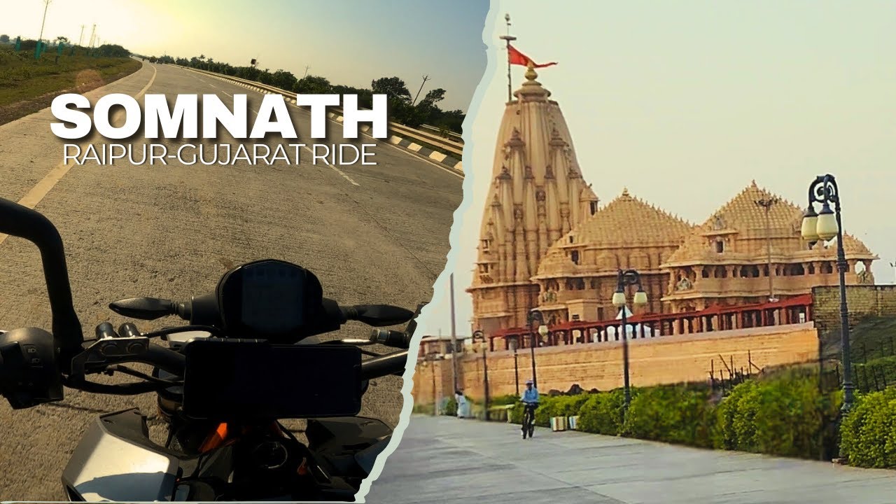 SOMNATH | Raipur-Gujarat Ride | Statue of Unity To Somnath 550KMs