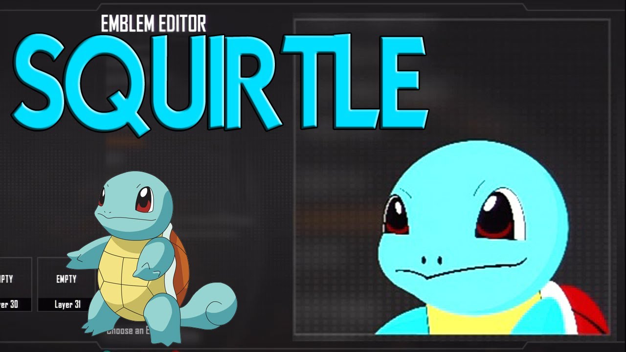 Black Ops 2 - Squirtle Pokemon Emblem Tutorial