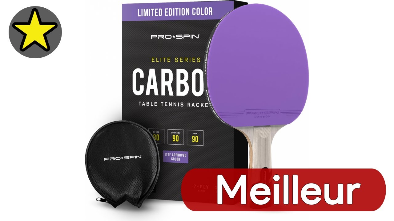 🏆 TOP 3 MEILLEUR RAQUETTE DE PING PONG 5 ETOILES 2025 🔥