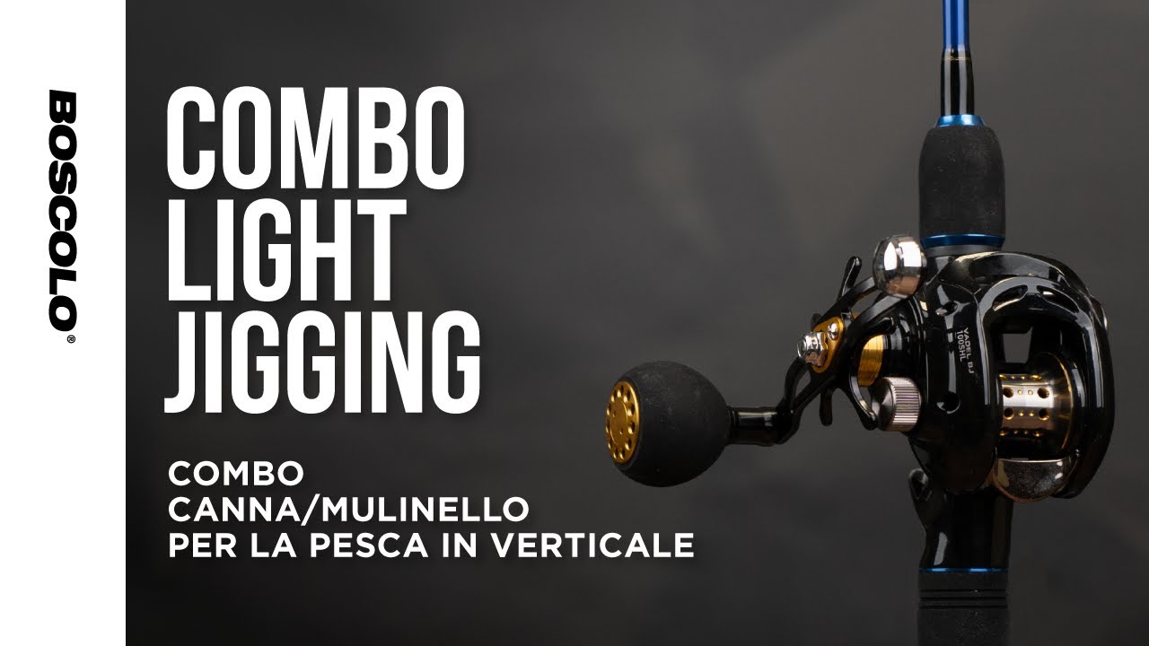 COMBO LIGHT JIGGING - Combo canna/mulinello per la pesca in verticale