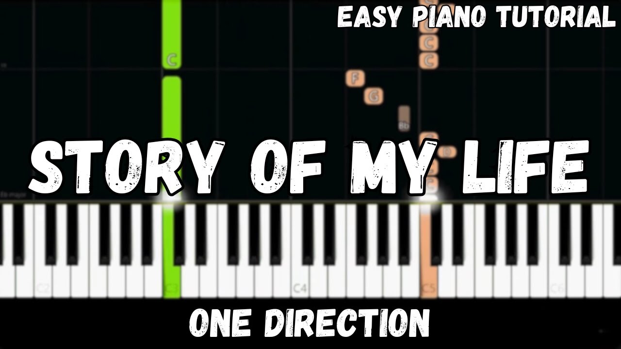 One Direction - Story of My Life (Easy Piano Tutorial)