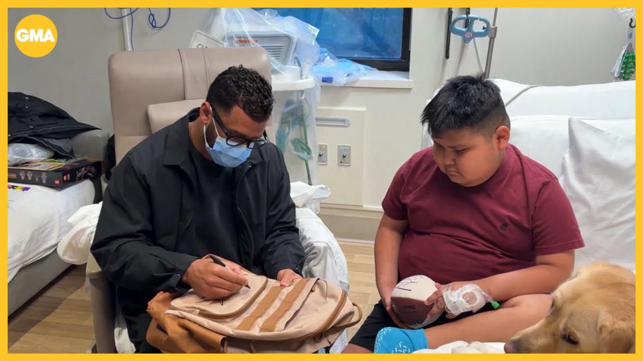 Russell Wilson talks new children's hospital gift