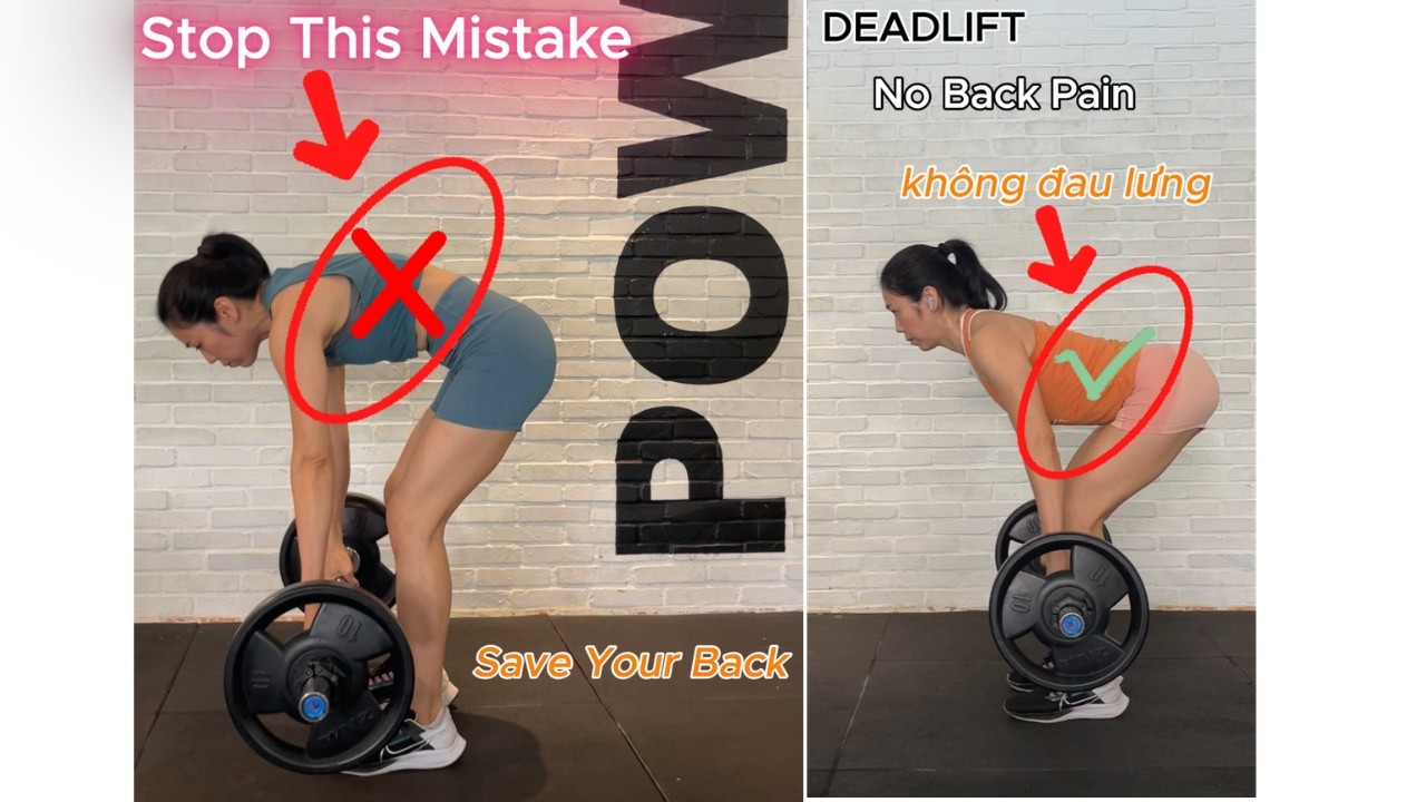 Stop This Mistake ❌ Save Your Back | Deadlift sai = Đau lưng ❌ Sửa ngay!.