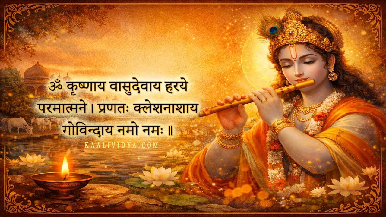 LORD KRISHNA POWERFUL MANTRA FOR ALL PROBLEMS #astrology #mantra #krishna #krishnabhajan
