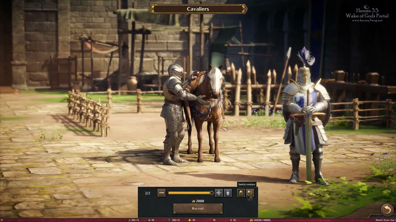 Heroes 3 Remake - Castle creatures closer look