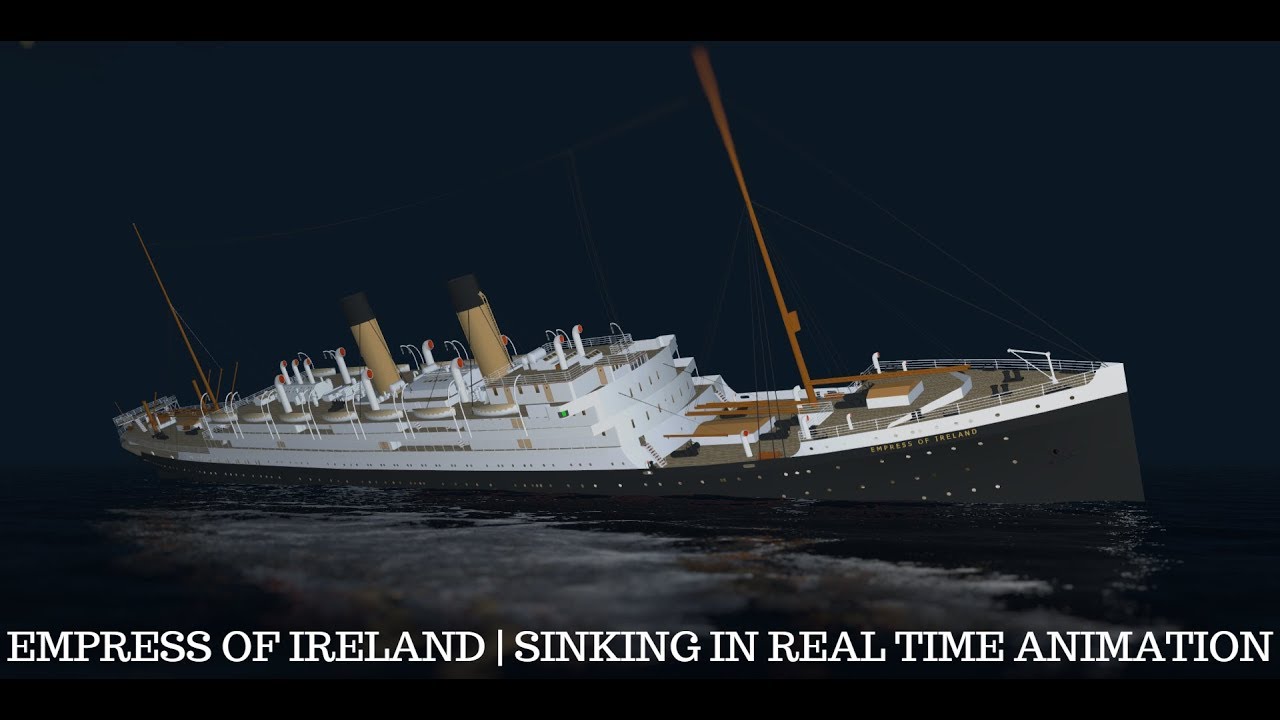 Empress Of Ireland | SINKING IN REAL TIME