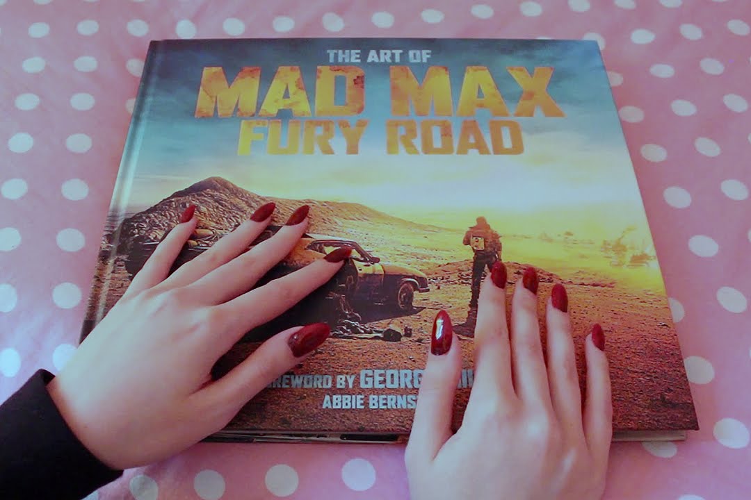 Sharing my Mad Max: Fury Road Artbook (ASMR whispering + page turning)