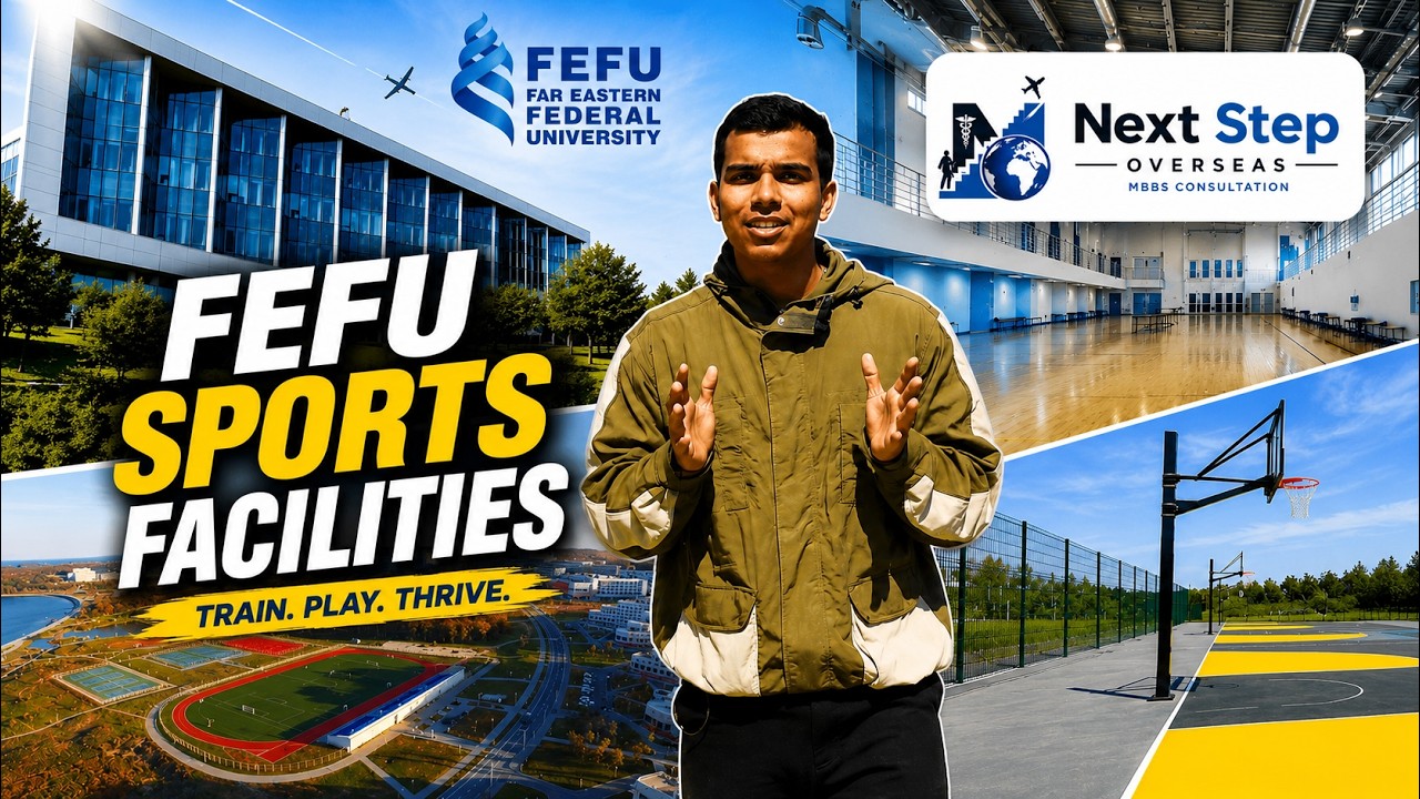 FEFU Russia Sports Facilities Tour | MBBS Campus Life 2026