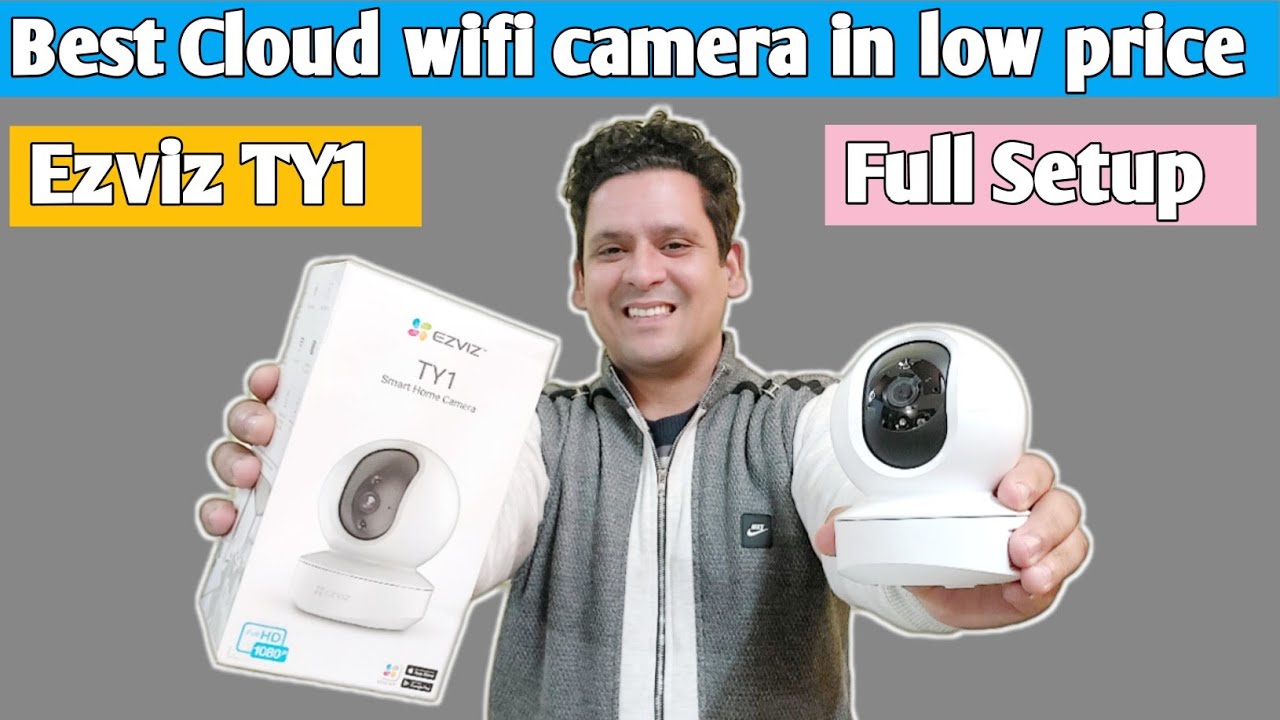 Hikvision Ezviz TY1 Wifi camera with cloud Motion Tracking & Siren | Best wireless wifi Cctv camera