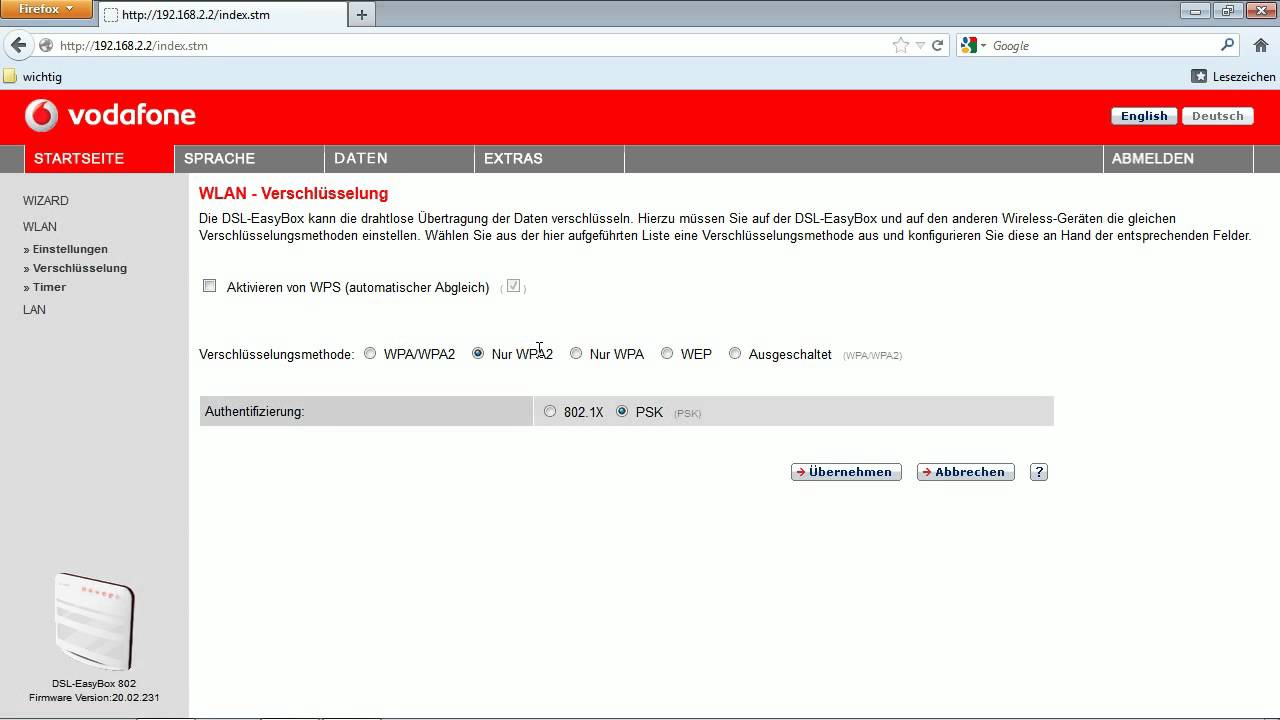 Vodafone Easybox 802 803 als Repeater nutzen