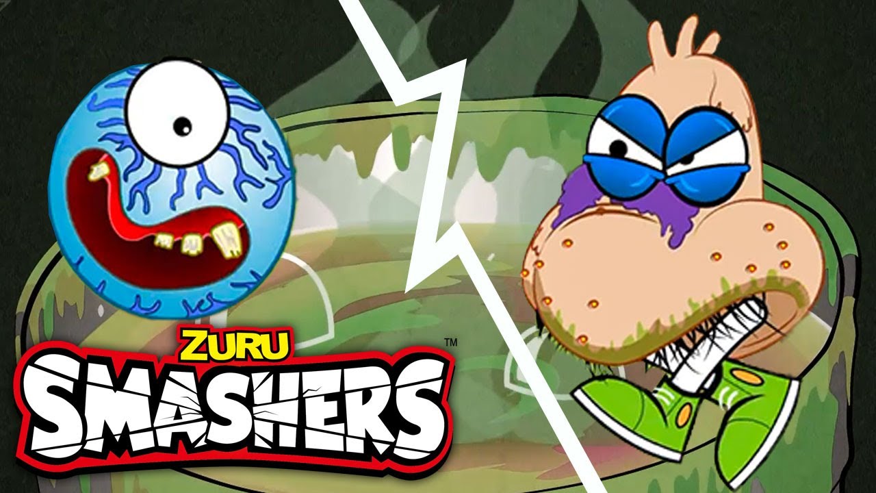 SMASHERS! Runny Nose Vs Eye Sore + More Kids Cartoons! | Zuru | Smashers World | Animated Stories