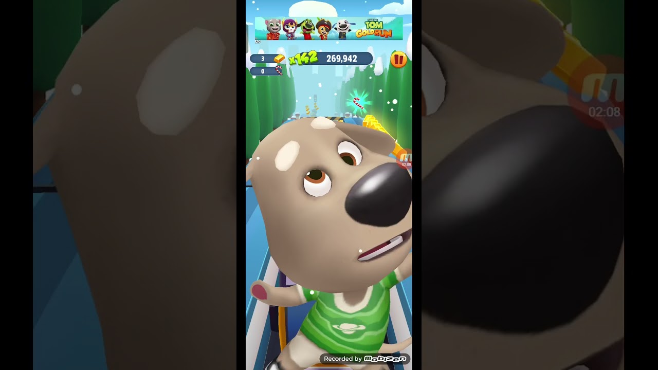 Talking tom gold run and friends 12/19/2025 funny fails in snowy moments