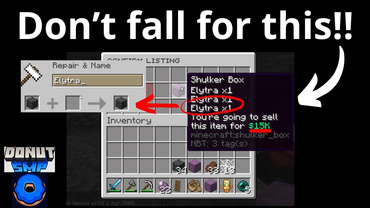 The MOST OP SCAM on Donut SMP!?