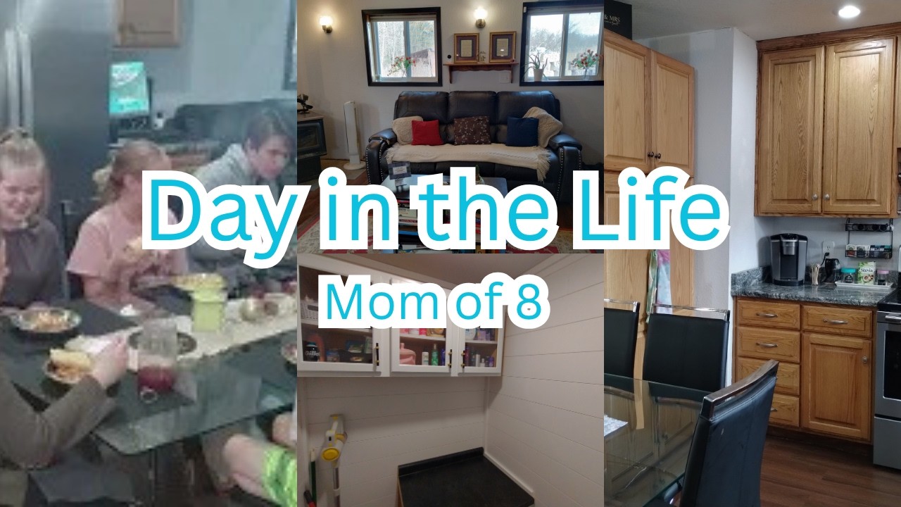 A Day in the Life of Our Beautiful Chaos💞 Mom of 8