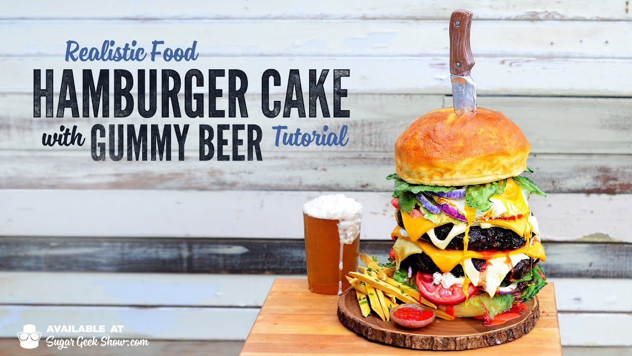 Burger and Beer Cake Promo