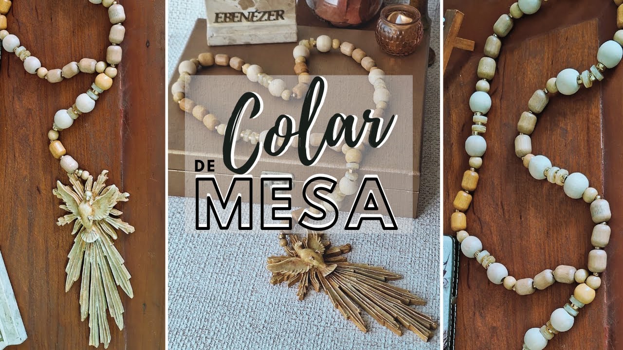 DIY-COLAR DE MESA DIVINO ESPÍRITO SANTO [ARTIGO RELIGIOSO]