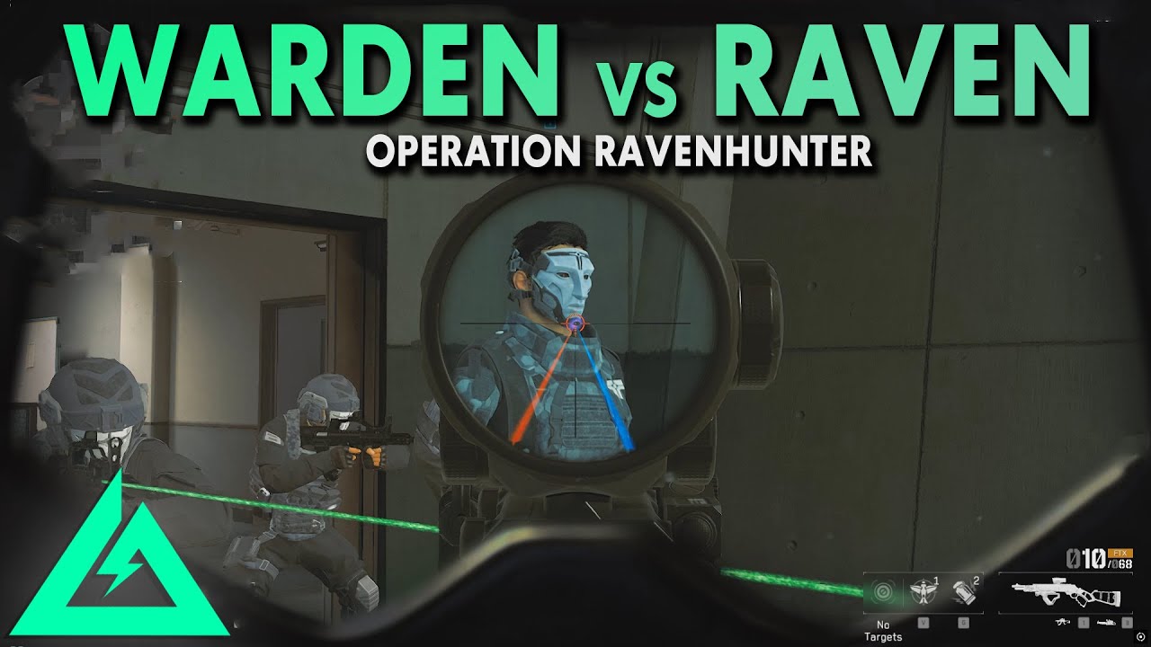 Новый босс WARDEN против старого босса RAVEN. Полный бой — операция Delta Force. RAVEN HUNTER.