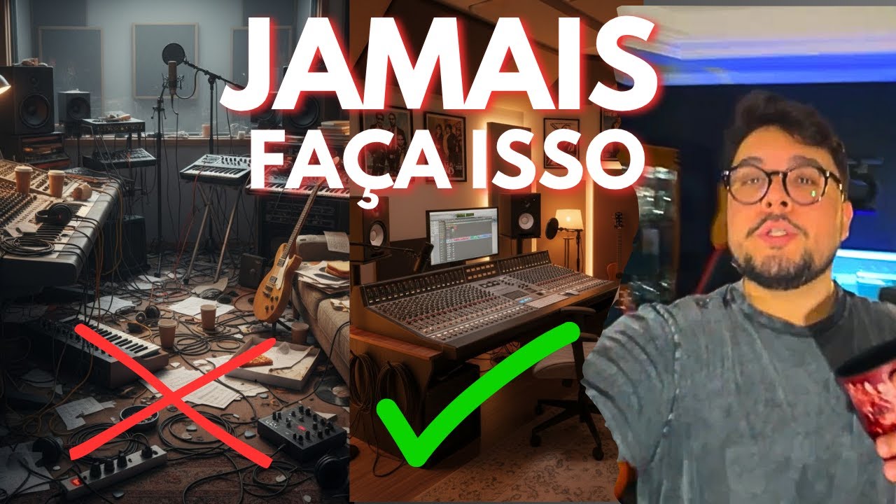 O que eu aprendi depois de 100 ENSAIOS no meu ESTÚDIO 🎛️🎸