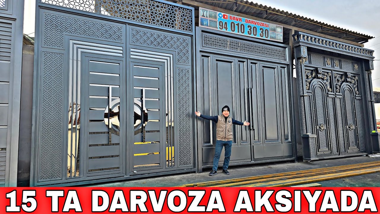 KATTA AKSIYA 15 TA DARVOZA UZB BO'YLAB O'RNATAMIZ 