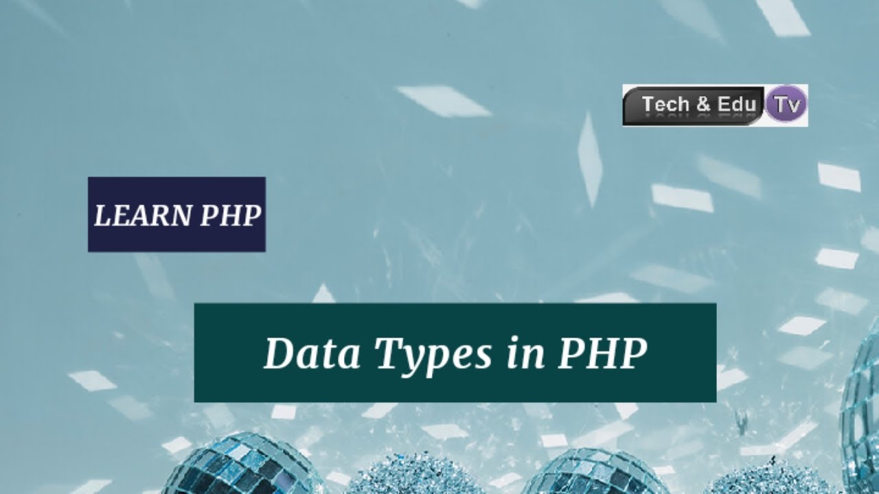 Data types in PHP