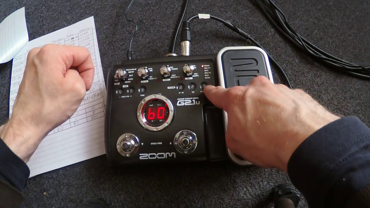 How I Would Setup The Zoom G2.1u For A Gig