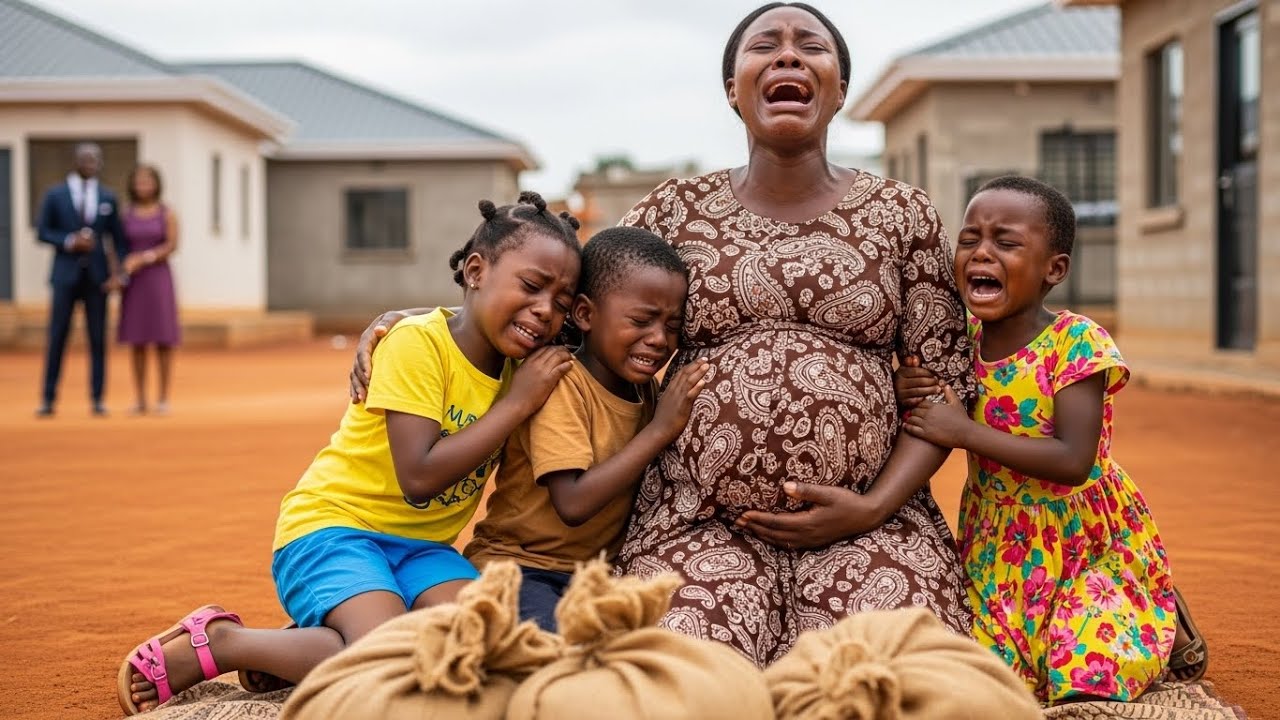 HE ABANDONED HIS PREGNANT WIFE WITH 3 KIDS IN A RUINED APARTMENT , UNAWARE OF THE ESTATE THEY OWNED