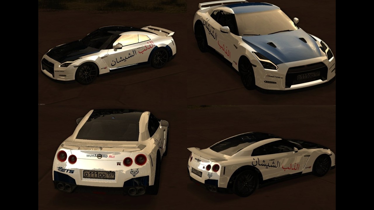Сделал Сильный GTR 35 на 1150 сил. Винил максимальная копия