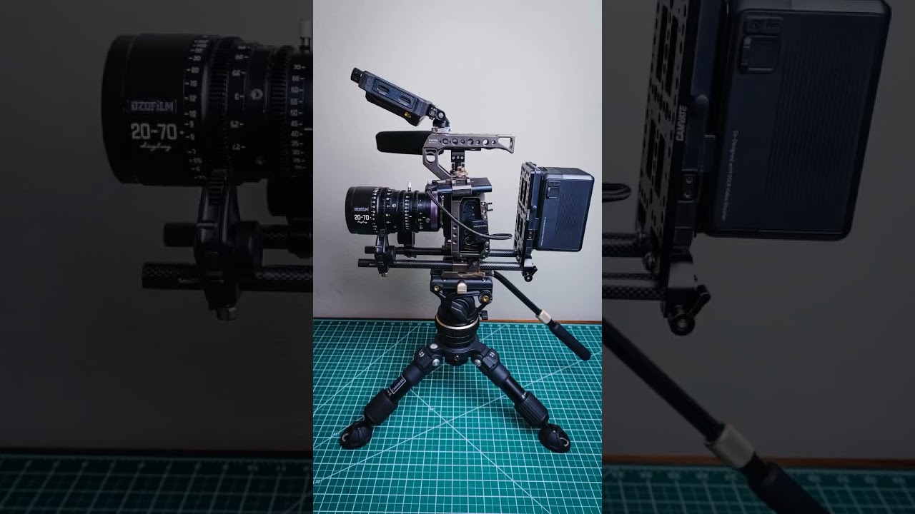 SETUP para Blackmagic Pocket Cinema Camera 4K #audiovisual #filmmaking #davinciresolve #cinema