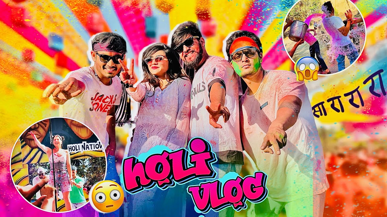 Holi Hai Bura Na Maano🌈😳😱| Majaa Aa Gaya Holi Khelkar😍 | Akku Patil | #happyholi #vlog