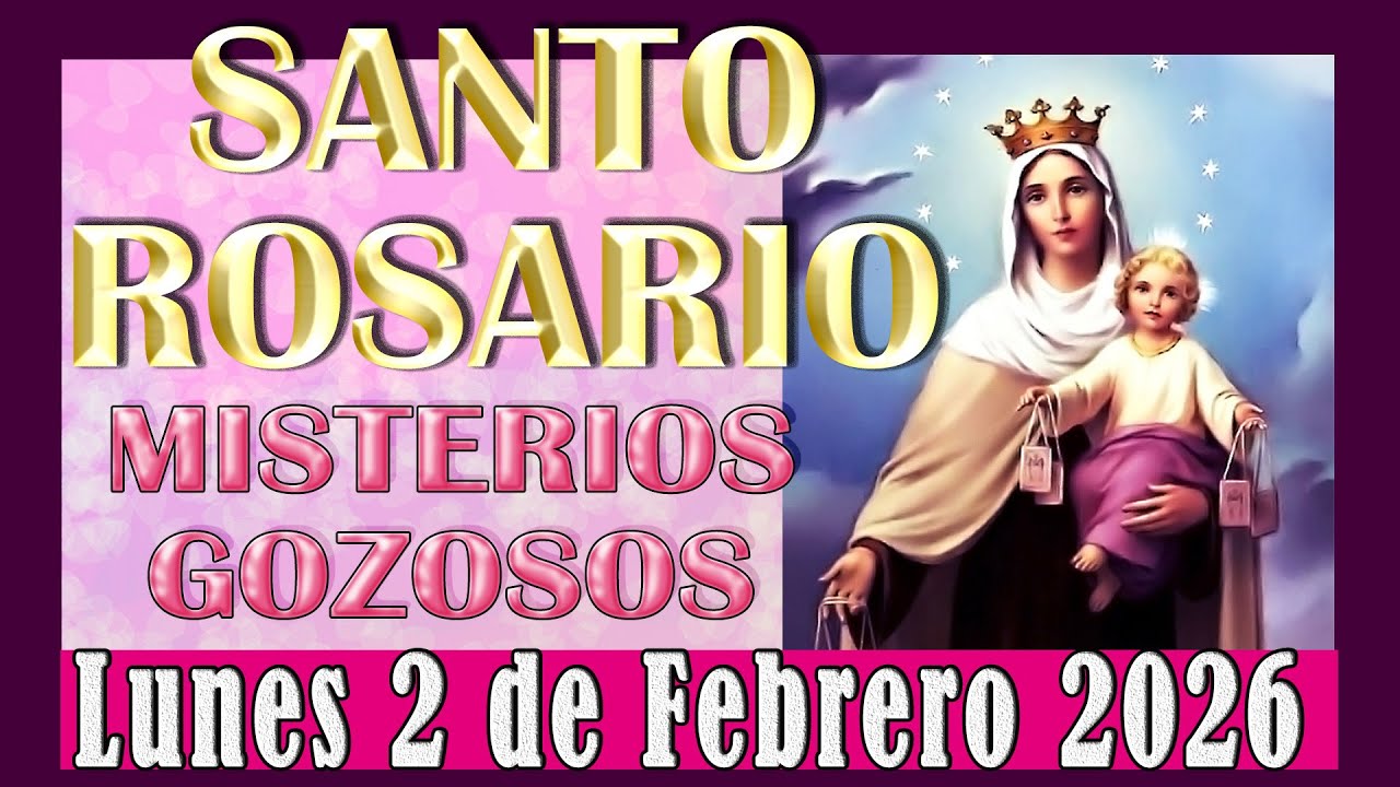 SANTO ROSARIO🌹🌟 LUNES 2 FEBRERO 2026📿✟🙏