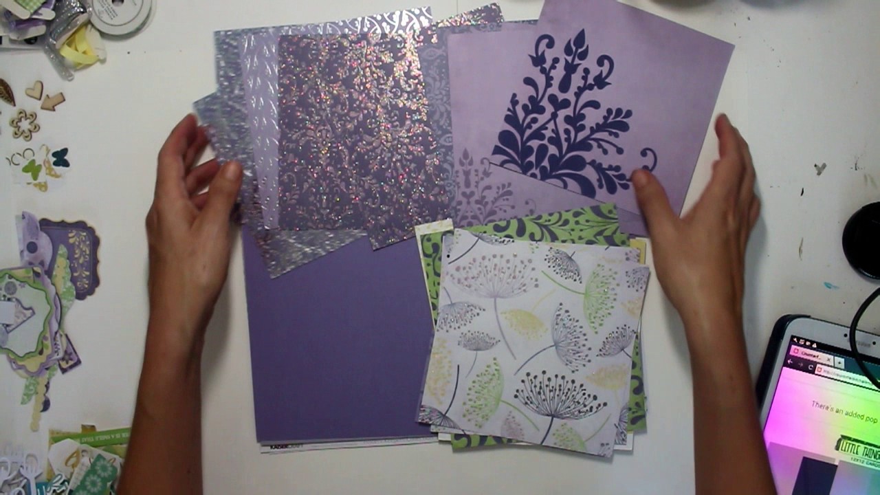 Making a Scrapbook Kit with the Counterfeit Kit Challenge.