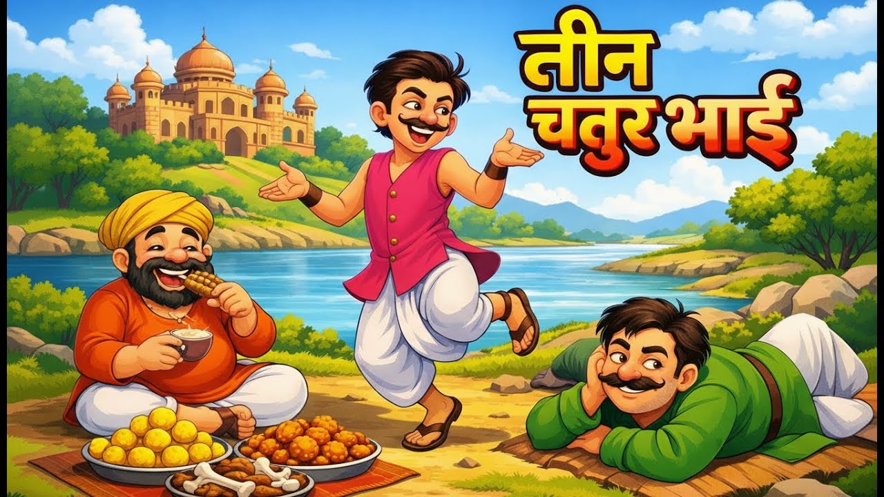 चतुर भाई | Hindi Moral Story | kahani |bed time story | cartoon story | कहानी