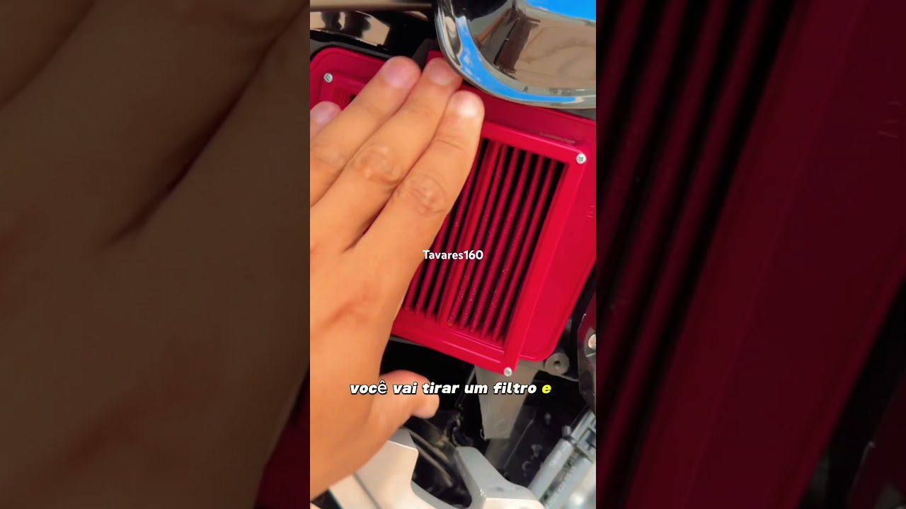 FILTRO ESPORTIVO LAV&Aacute;VEL PARA CG 160 START, TITAN, FAN E CARGO😍🚀