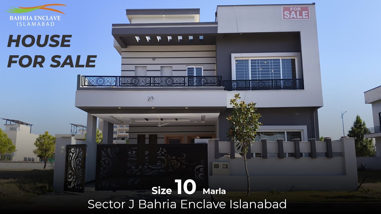 10 Marla Brand New House for Sale Bahria Enclave Islamabad Sector J. 